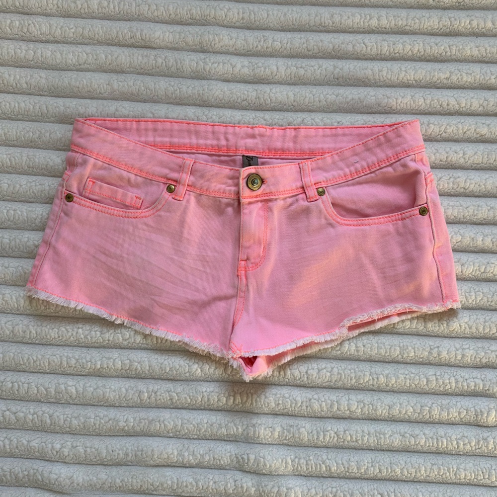 Denim&Co Pink Jean Shorts for Women